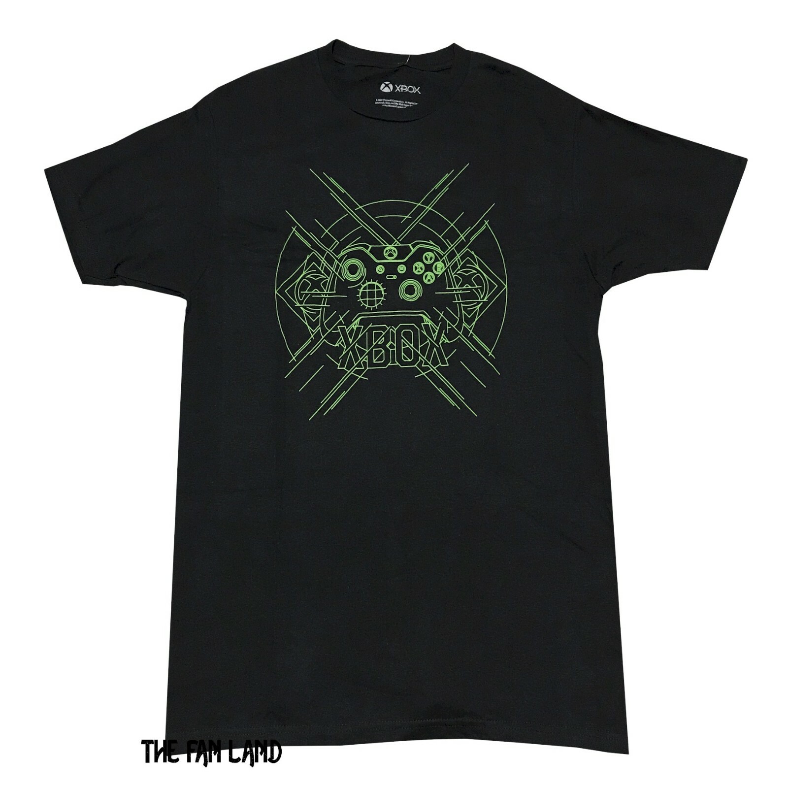 New X-BOX Controller Black Mens T-Shirt
