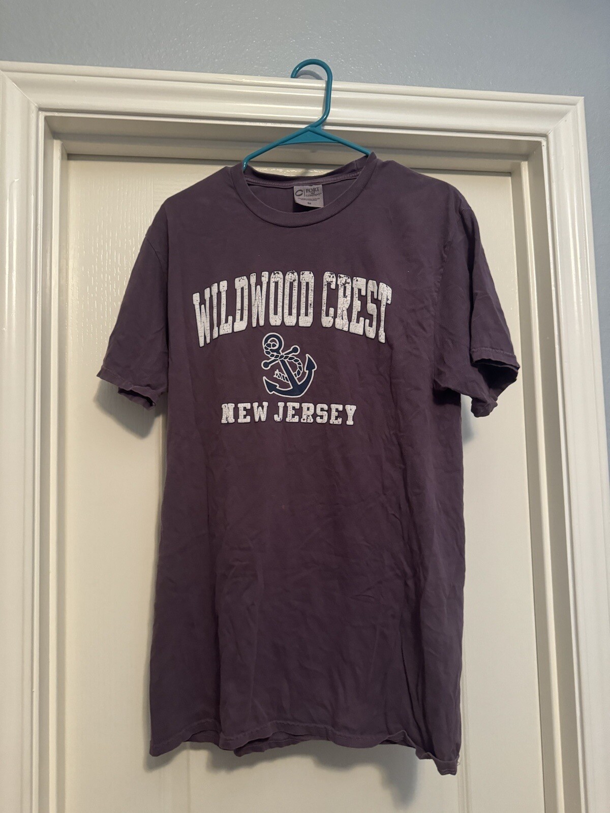 Purple Wildwood Crest New Jersey T-Shirt Size M