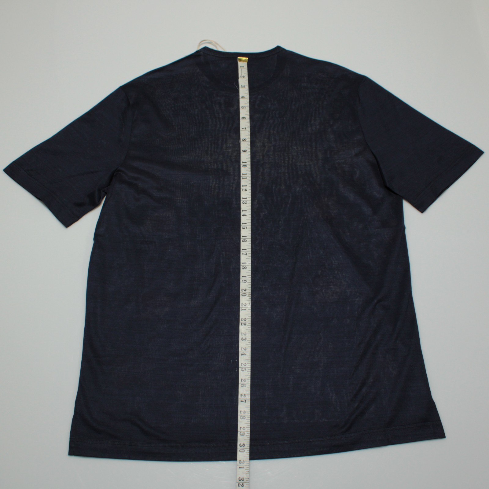 Italo Ferretti NWT Short Sleeve T-Shirt Size L in Blue/Yellow/Multi 100% Cotton