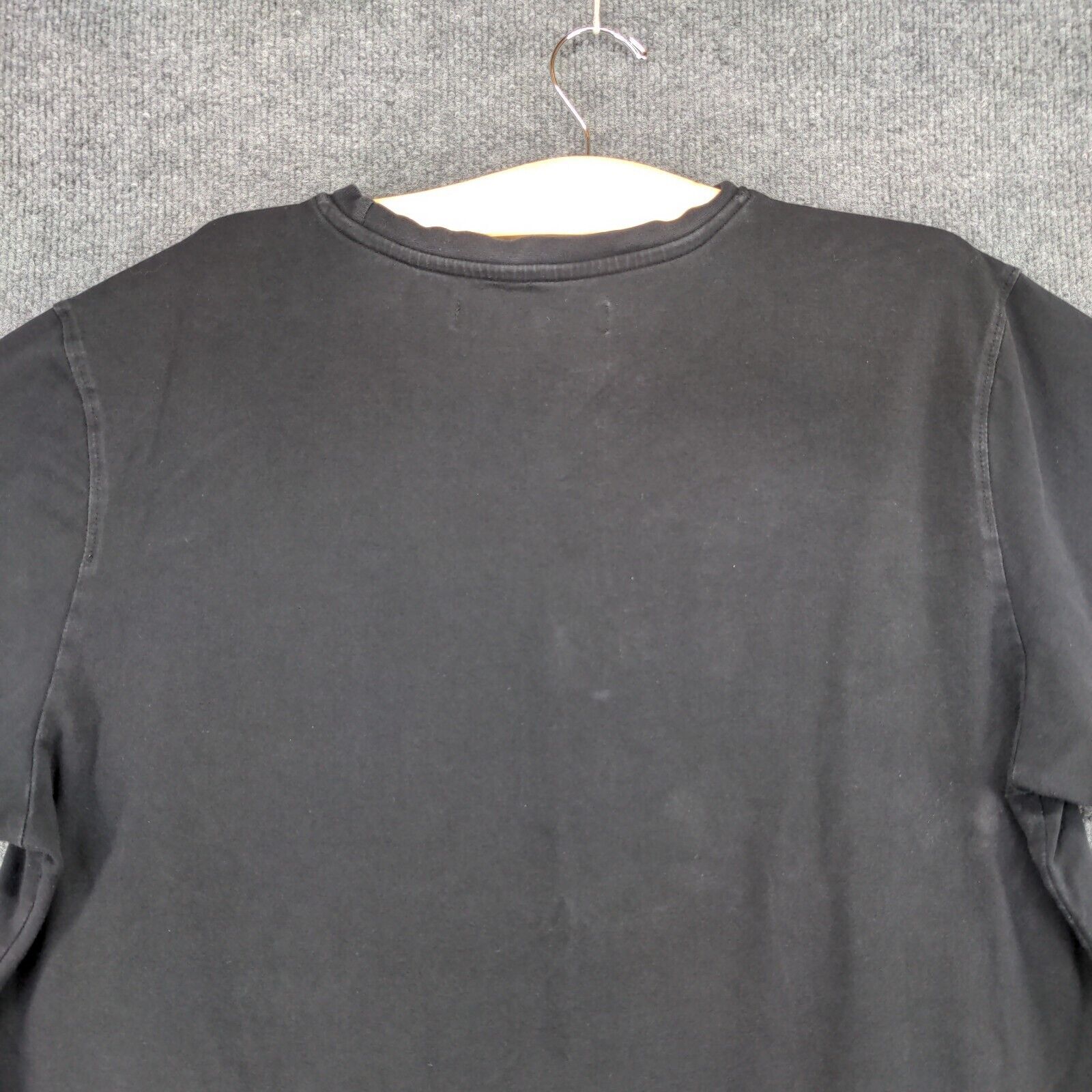 Hudson Outerwear Mens Snake Drip T-Shirt Black XL Short Sleeve Rhinestone Cotton
