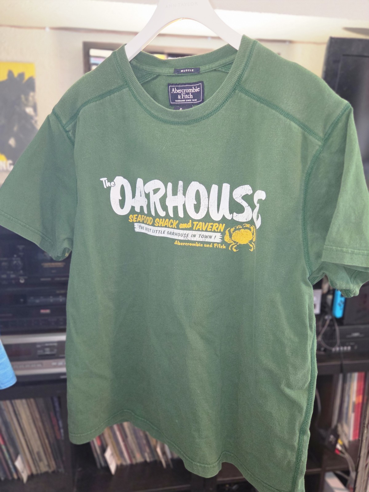 Vintage Y2K Abercrombie & Fitch Banned T-shirt Muscle Men’s Size XLarge RARE