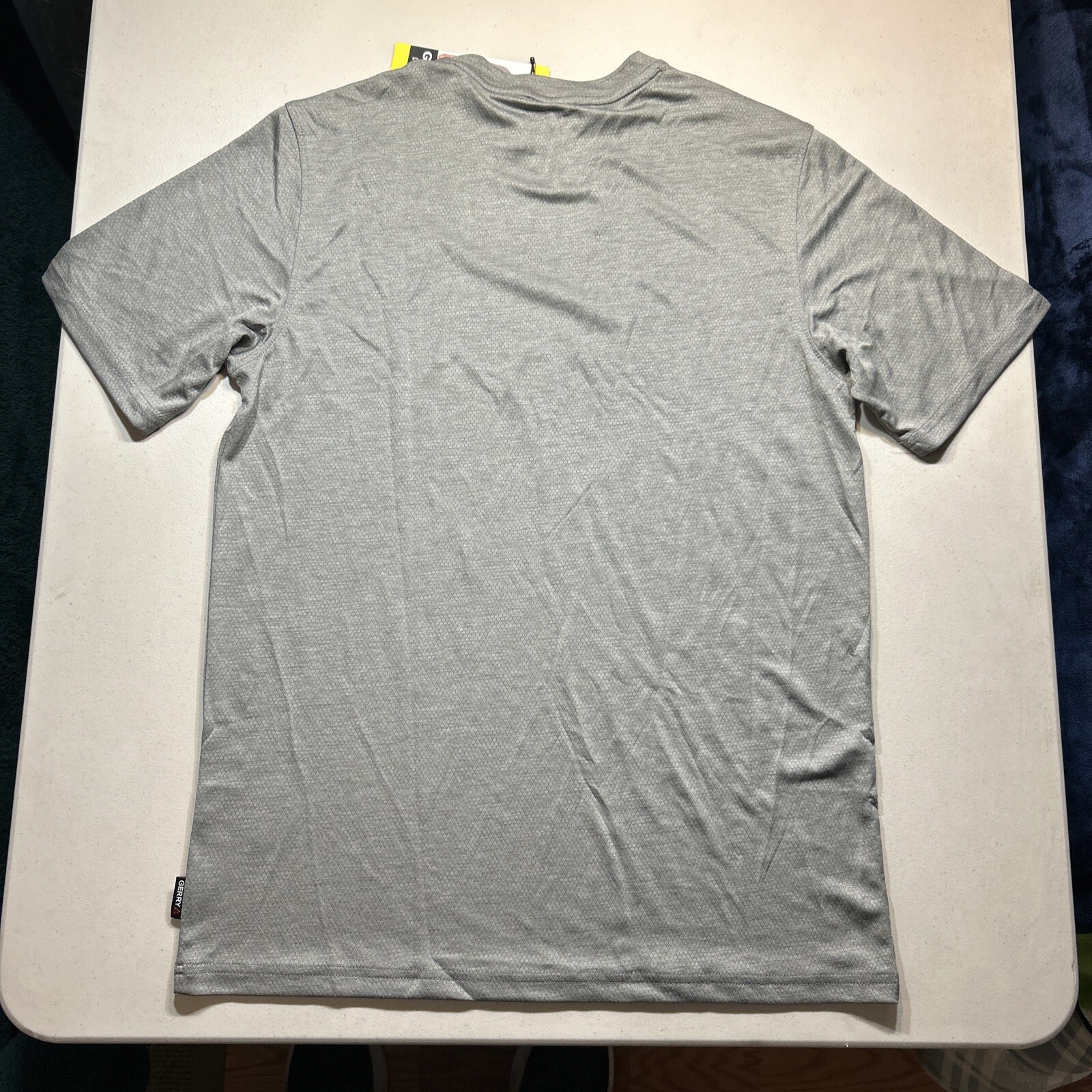 LOT OF 2 Gerry Men’s Light Weight Cool Knit Tees Gray | NWT Size S