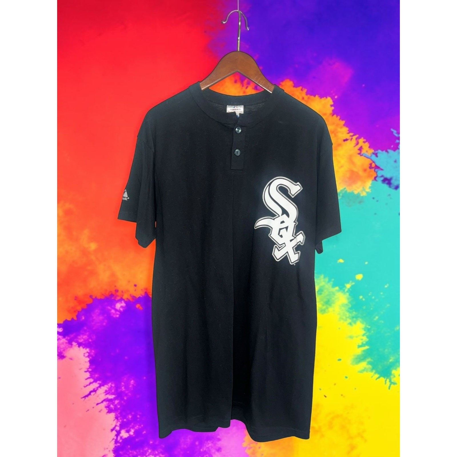Chicago White Sox Black Henley
