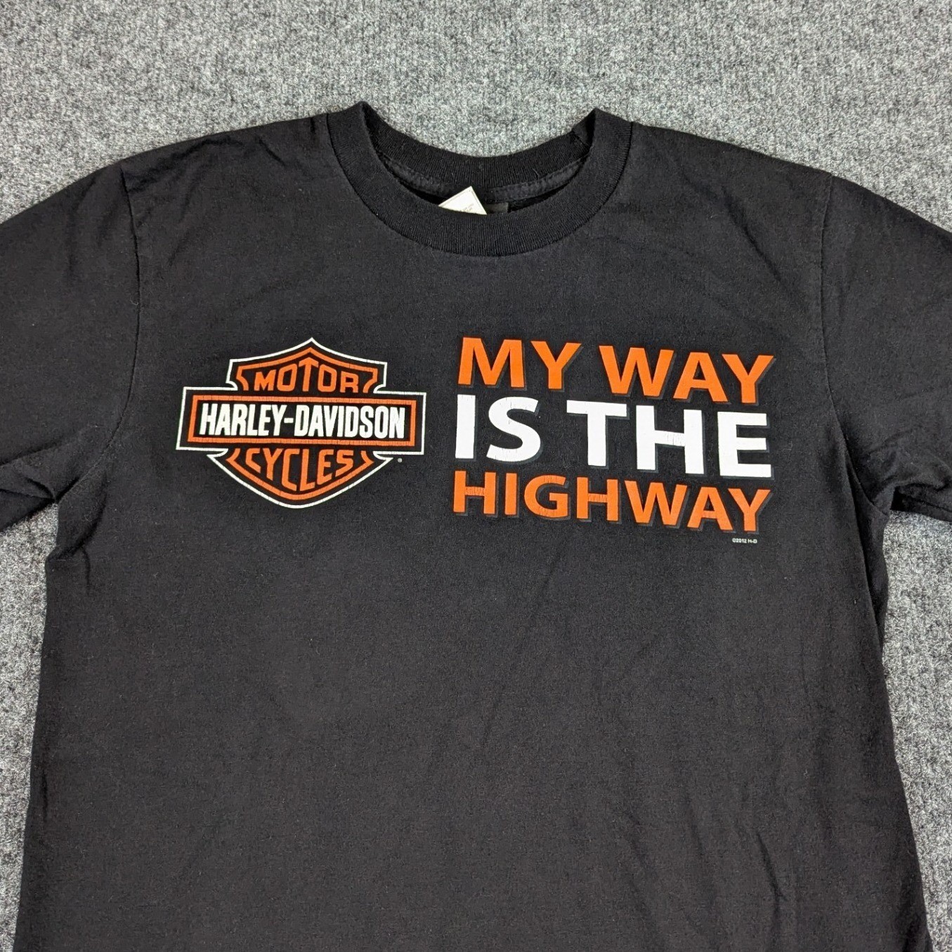 Harley-Davidson Wausau WI My Way Is The Highway Biker Graphic T-Shirt Mens M