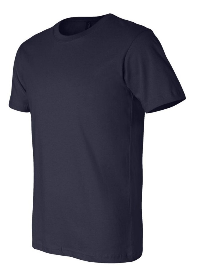 Bella + Canvas – Unisex Short Sleeve Jersey Tee – 3001- 100% Cotton Navy Gildan