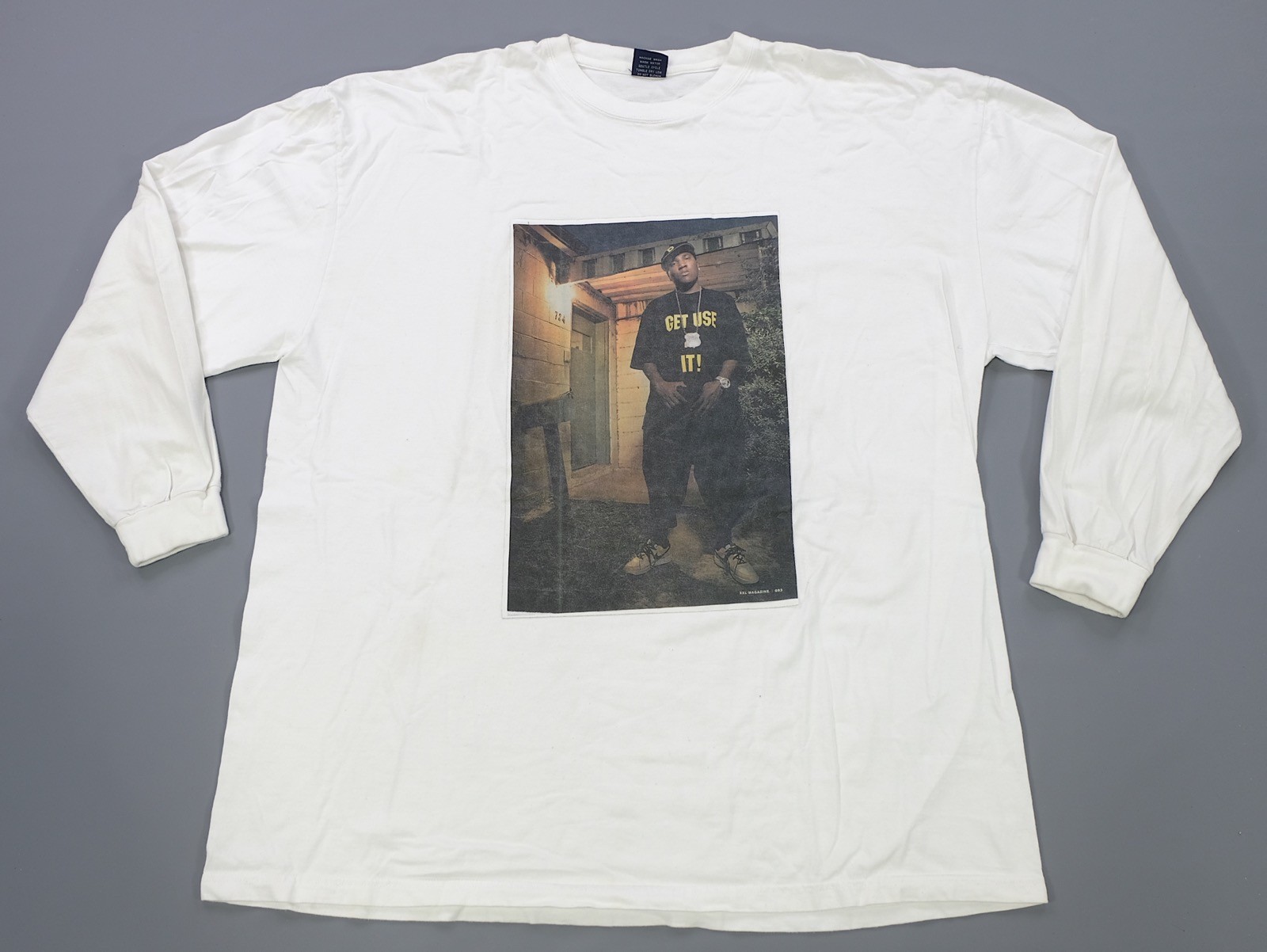 Rare VTG CITY LAB Young Jeezy Get Used It T Shirt 2000s XXL Magazine White 5XL