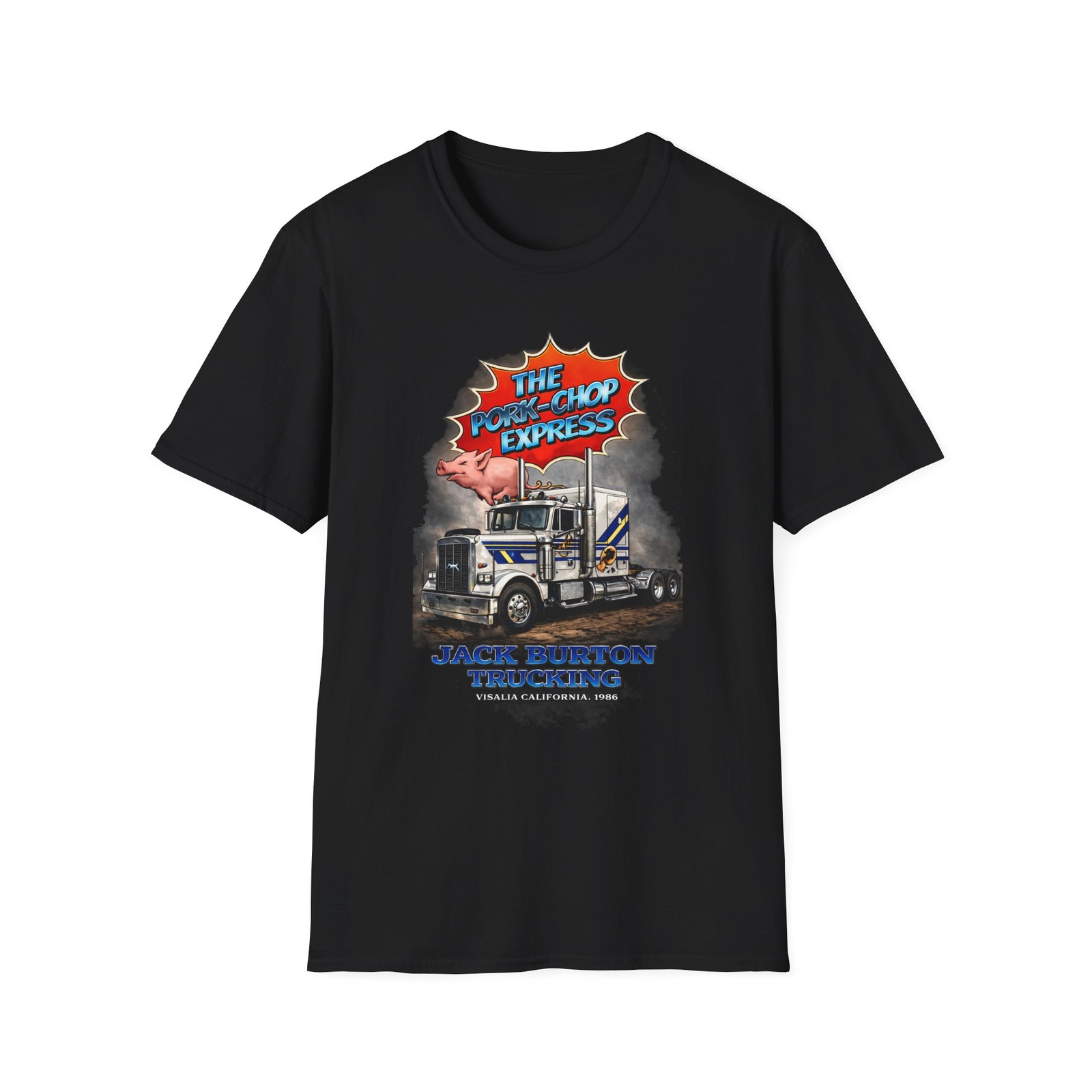 The Pork-Chop Express Truck Graphic T-Shirt | Big trouble in little china Design