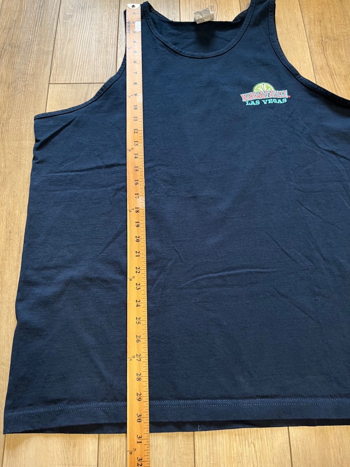Margaritaville Las Vegas Mens 2XL Tank Top Blue 5 o’clock Somewhere Parrot