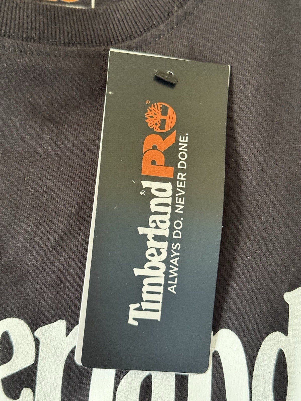 Men’s Timberland PRO Core Logo T-Shirt Athletic Fit Black NWT Men’s Size Small