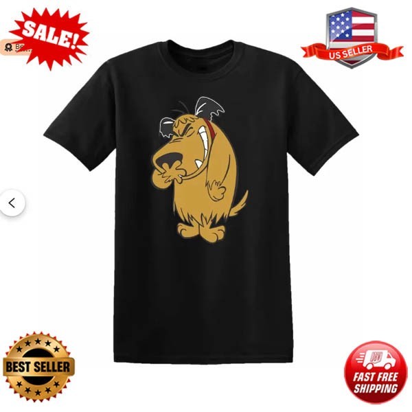 Muttley Dog T-Shirt Vintage Retro Series Muttley Funny Cartoons T Shirt Top