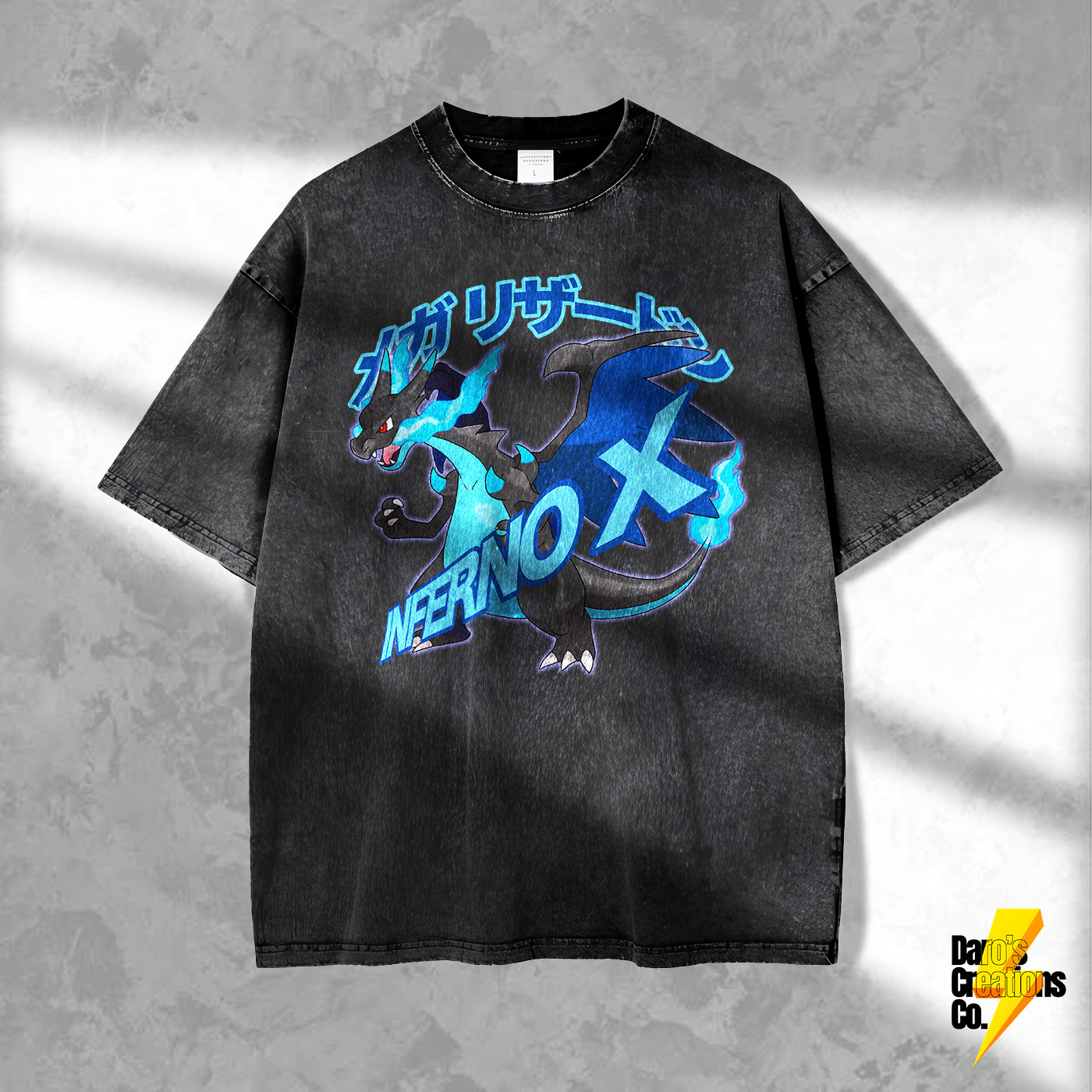Pokemon Mega Charizard X Custom Anime Shirt, Vintage Anime Shirt, Retro Shirt