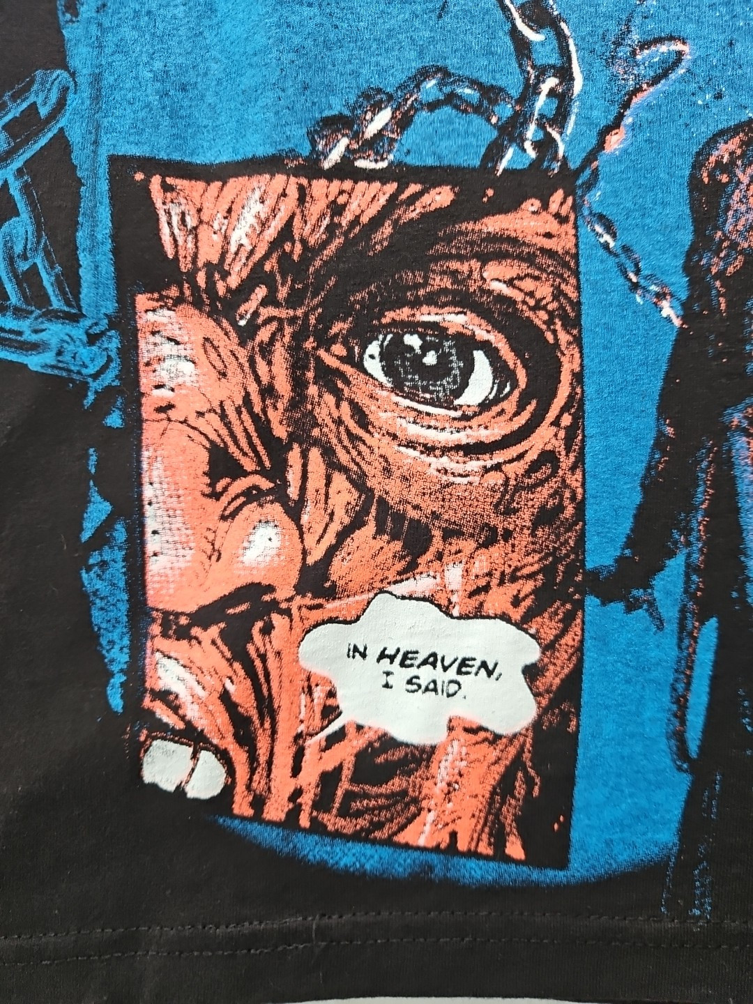 BackStock Co Hellraiser Pinhead AOP Shirt Clive Barker Rap Tee Adult L 21.5×31.5