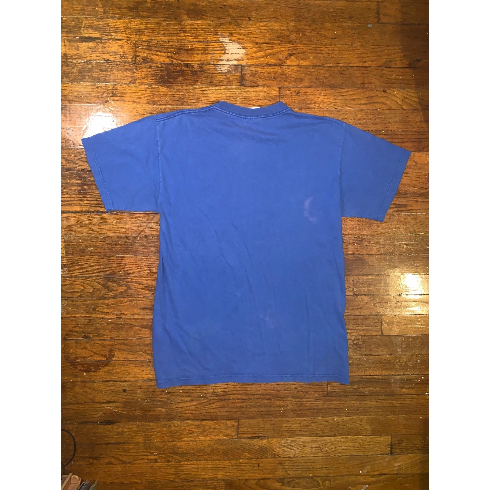 Vintage Montreal Expos Majestic T Shirt Large Blue MLB Baseball Tee