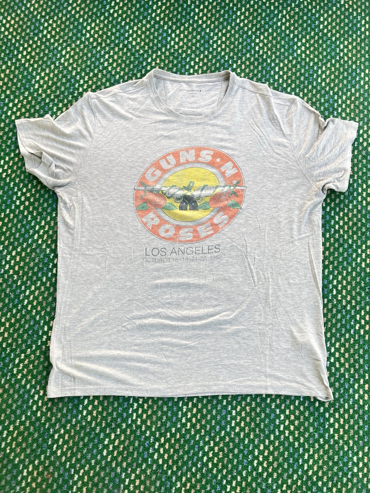 NEW Guns N Roses EXCLUSIVE Designer JOHN VARVATOS POP UP SHOP SHIRT XL 2011 Tour