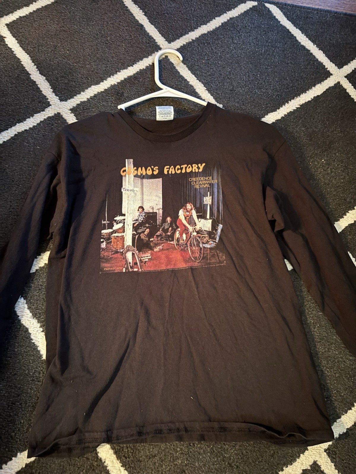 Delta Pro Weight CCR Cosmo’s Factory Graphic Tee Black Long Sleeve Youth XL