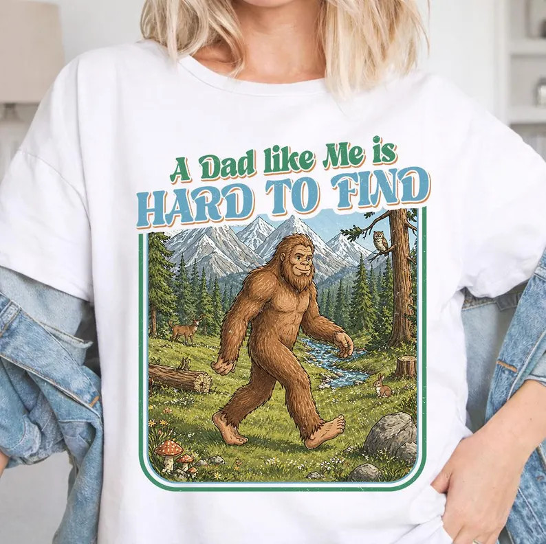 Gidan Tee Funny Retro Dad Like Me Is Hard To Find Father Gift