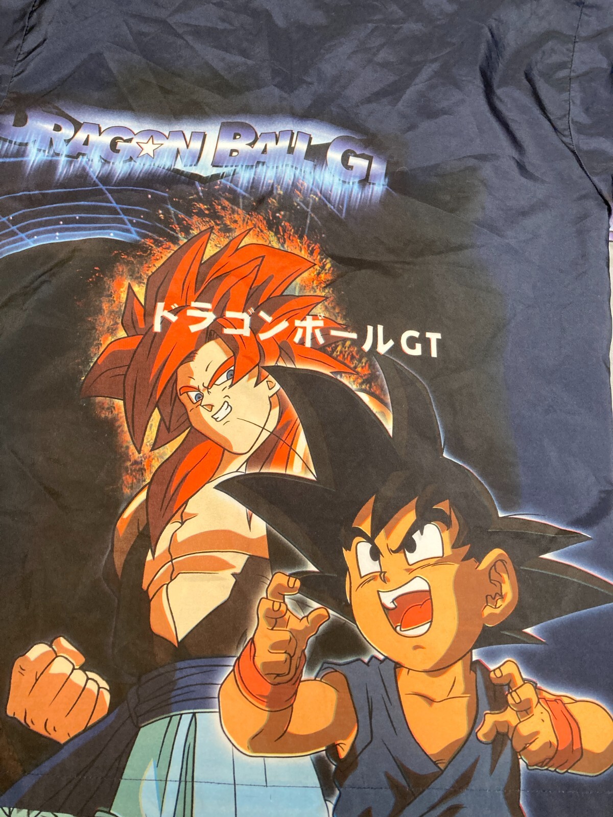 RARE Vintage 2003 Toei Dragon Ball GT Akira Toriyama Goku & Gogeta Shirt – S/M