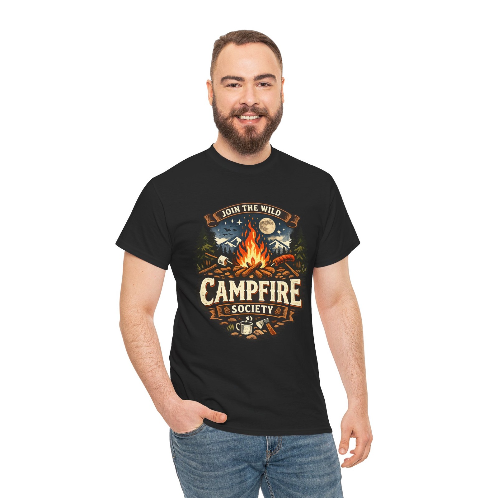 Campfire Society Vintage Camping Outdoor Adventure Gift for Campers & Hikers