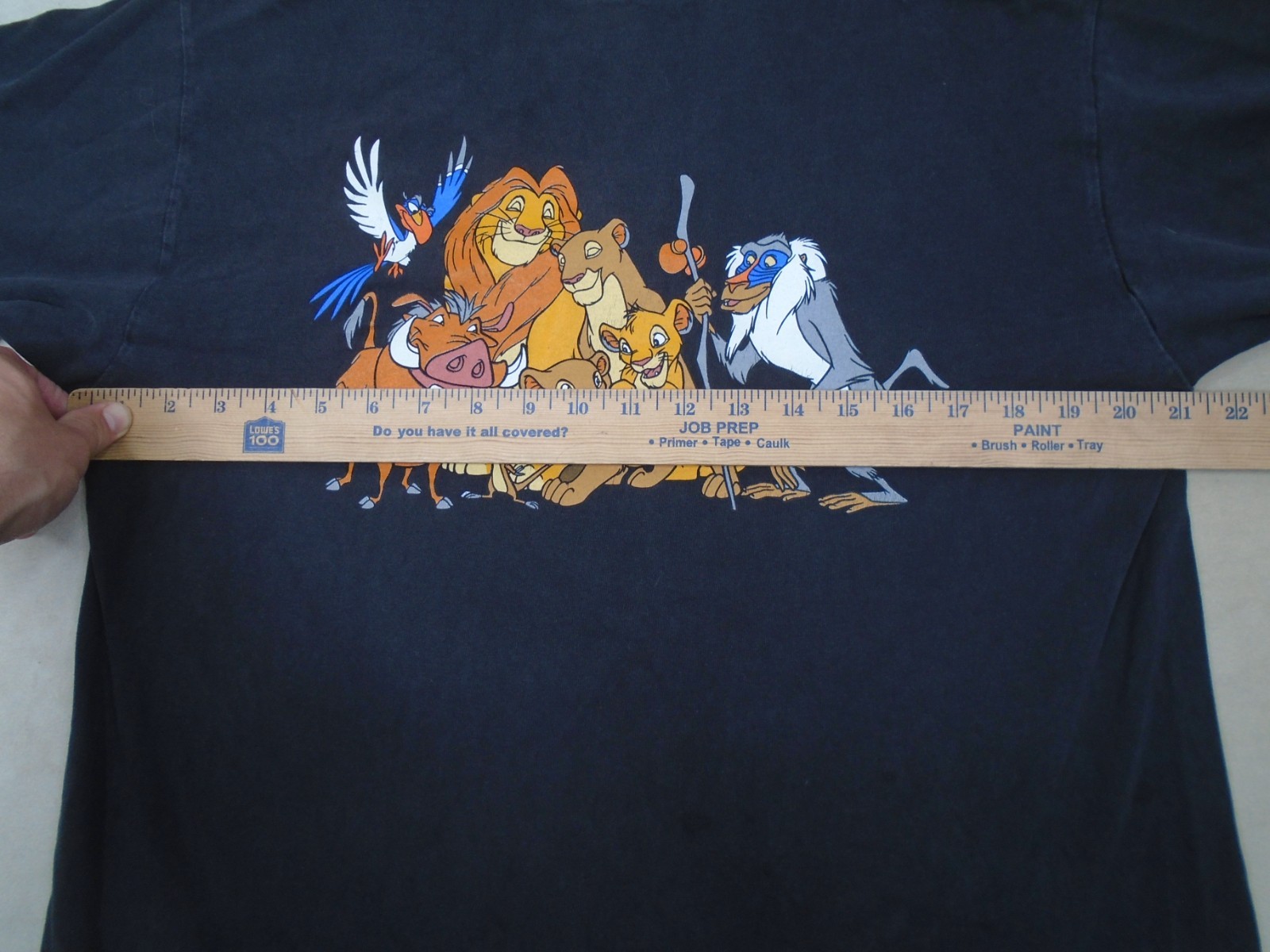 Vintage 90’s Disney Designs Lion King Hakuna Matata T-shirt L Single Stitch