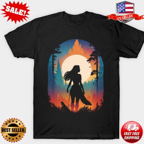 native indian american girl T-Shirt Pocahontas T-Shirt