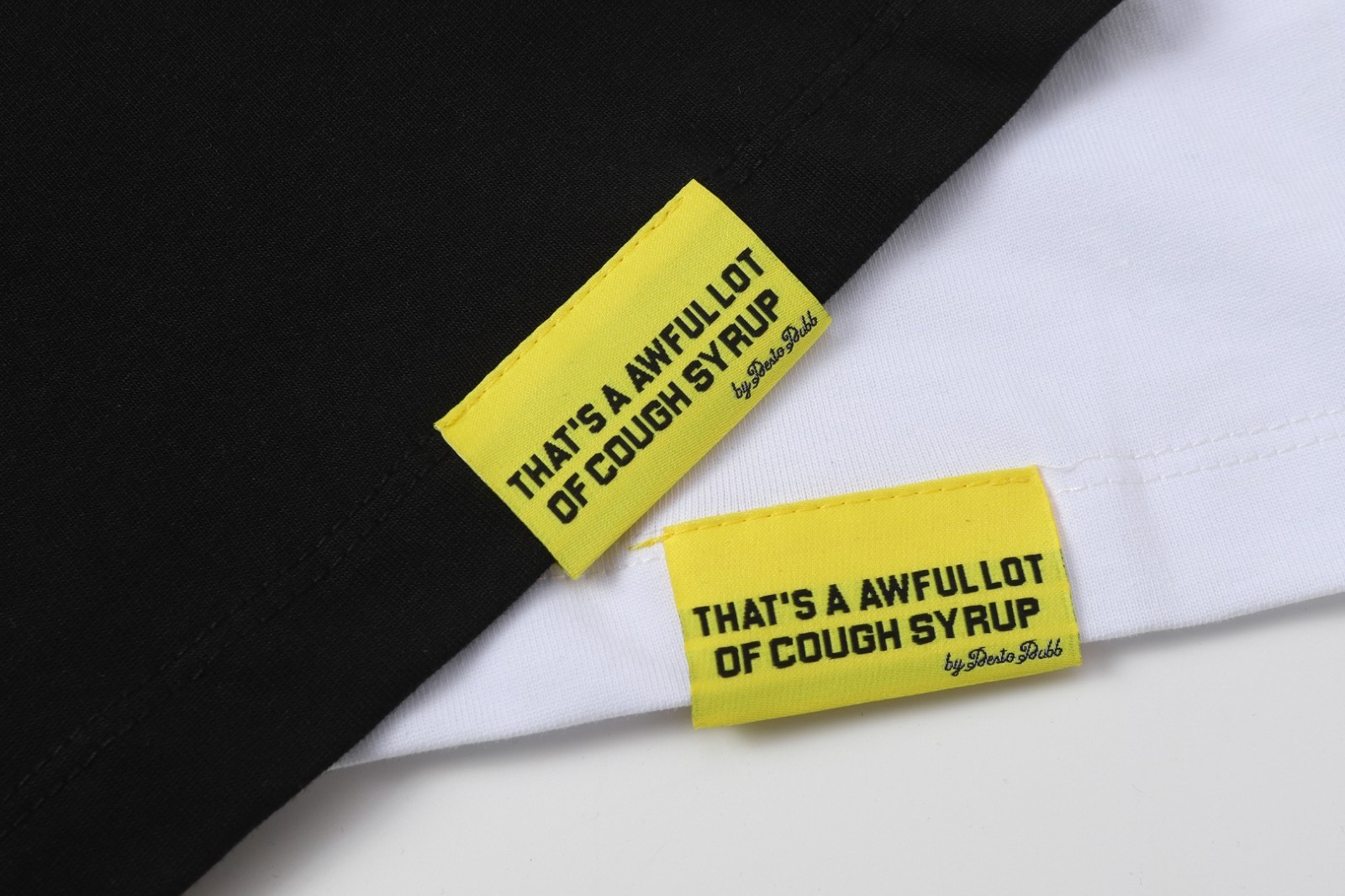 S-M-L-XL THAT’S A AWFUL LOT OF COUGH SYRUP T-shirt White / Black