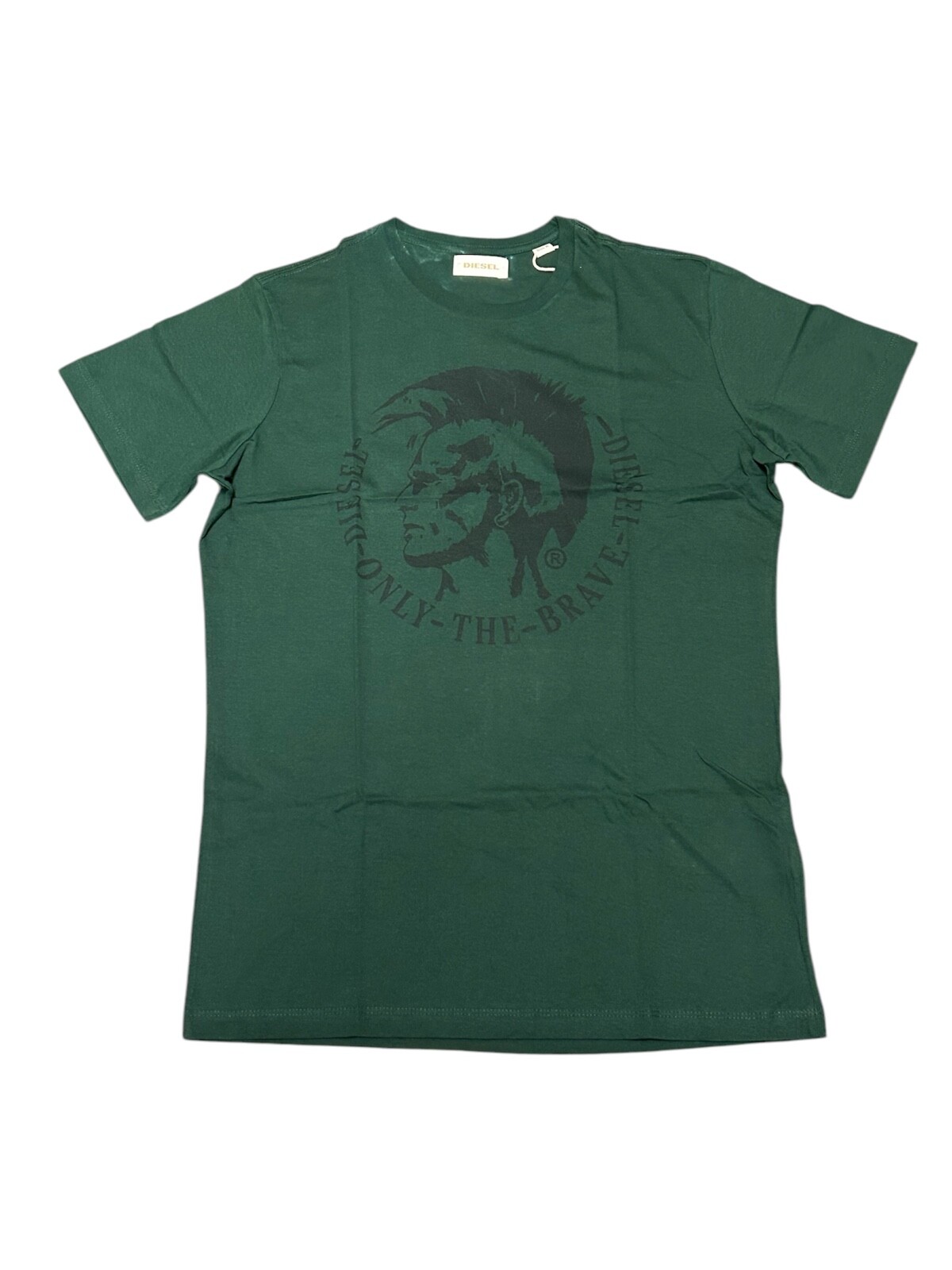 Vintage Y2K $58 DIESEL Green ACHEL Short Sleeve Slim Fit Designer T-shirt NWT