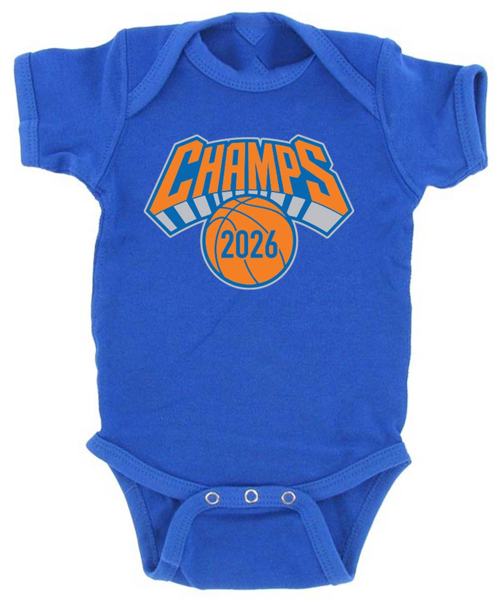 Jalen Brunson Knicks Champions Champs Creeper Romper One Piece BABY Newborn