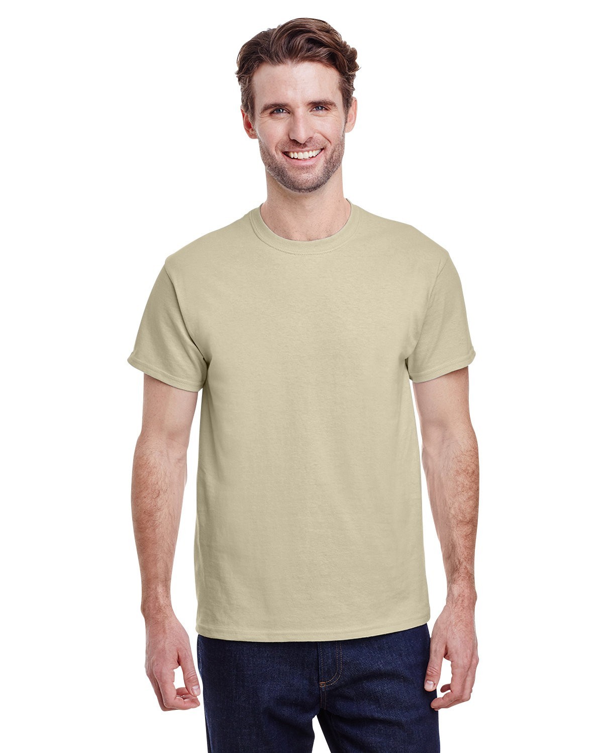 Gildan G500 Adult Solid Heavy Cotton Tee Plain Blank Casual T-Shirt