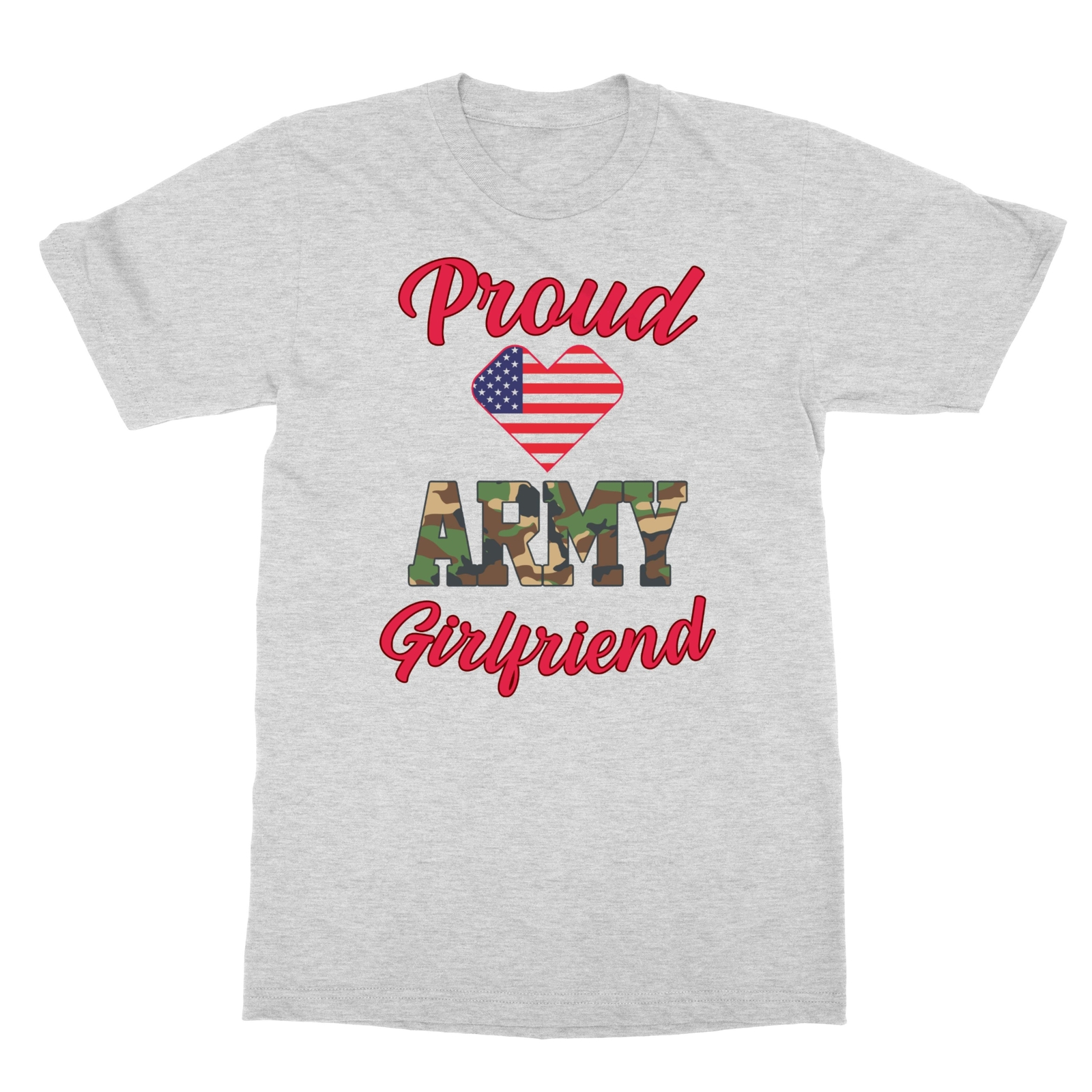 Proud Army Girlfriend Valentine’s Day Gift Men’s T-Shirt