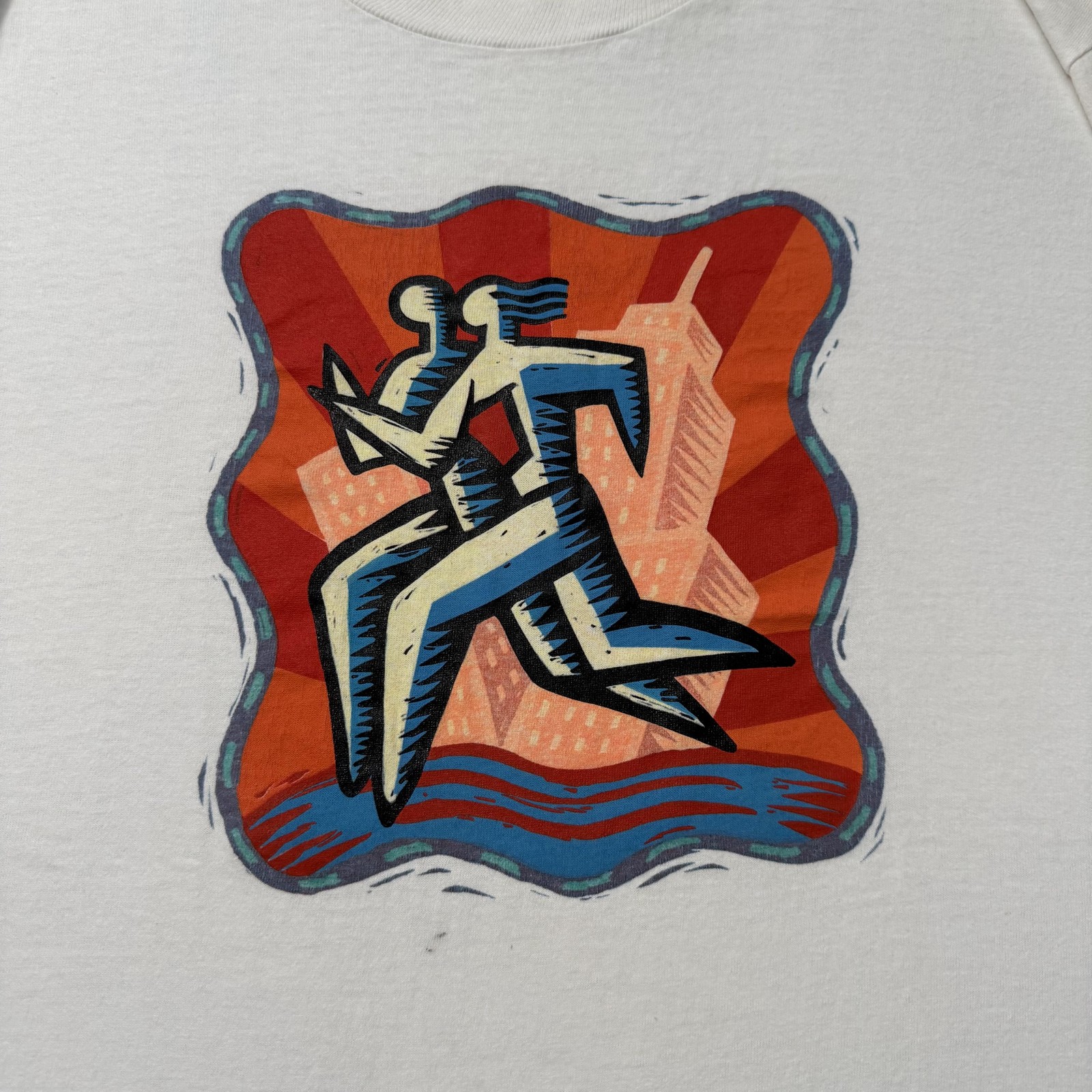 Vintage 90s LCBO Games Shirt Mens XL Kuala Lumpur Malaysia Marathon