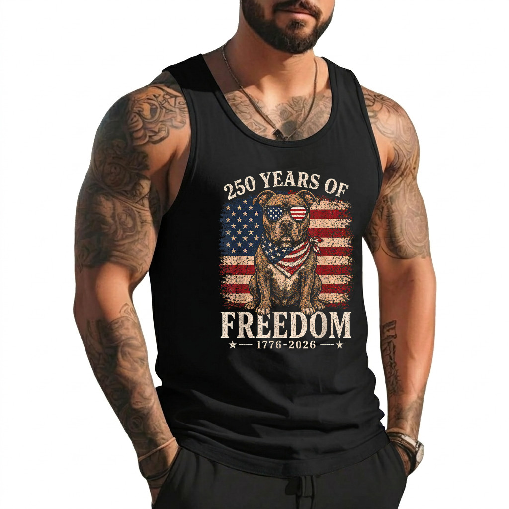 250th Anniversary USA Pitbull Tank Top