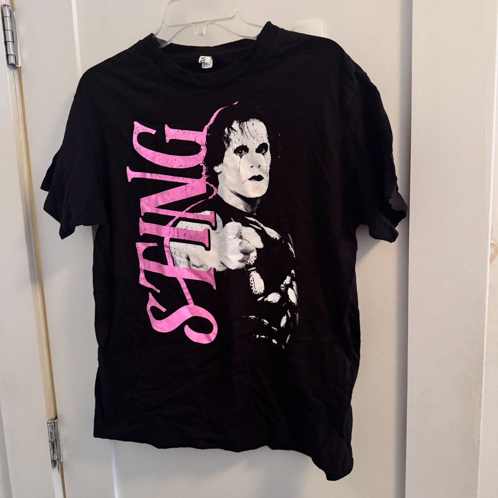 Sting WWE Men’s T-Shirt – Size M – 100% Cotton – Pre-Owned