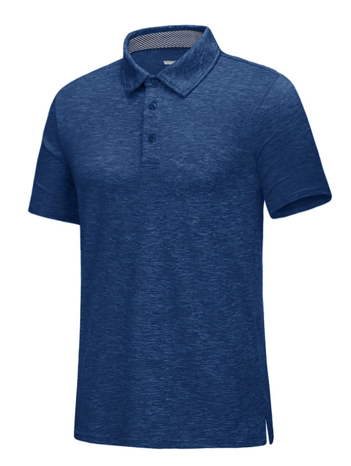 Men’s Short Sleeve Polo Golf Shirts 3-Button Moisture Wicking Athletic T-Shirts