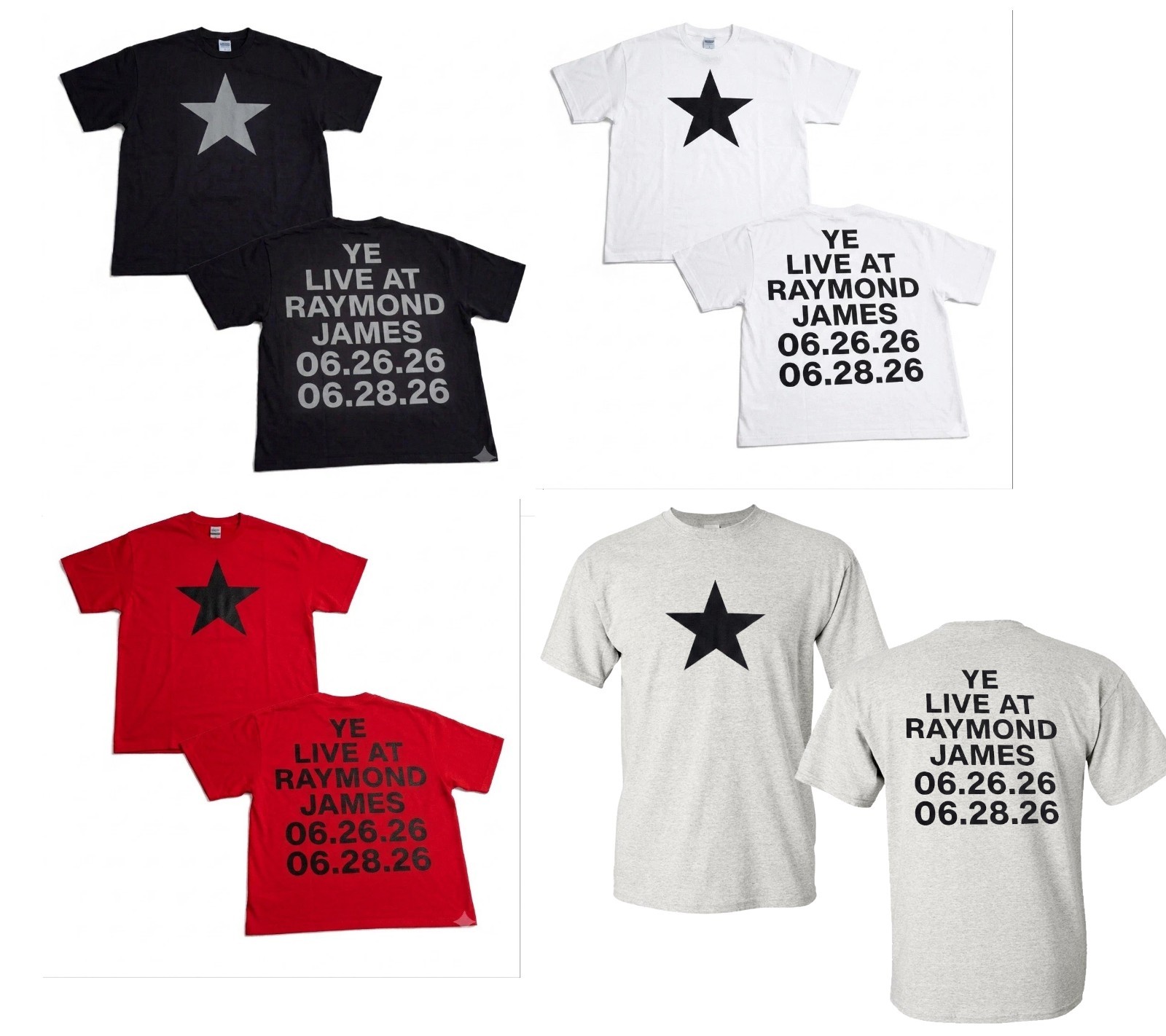 YE BULLY Merch New 2026 Live In Tampa 06.26.2026 reprint T-Shirt Hoodie