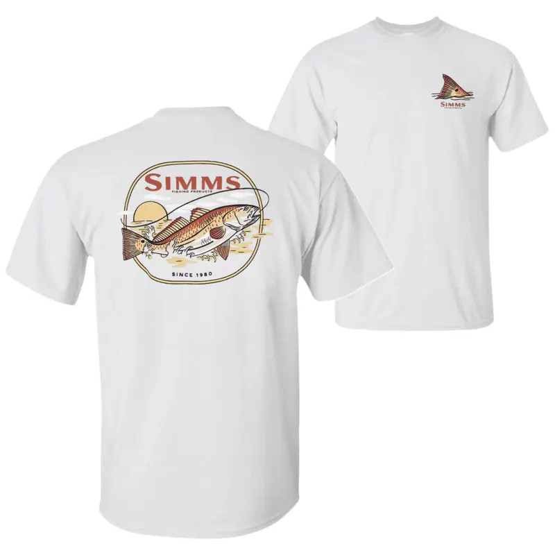 Redfish Fishing T-Shirt, Inshore Coastal Angler Graphic Tee, Soft Cotton Blend O