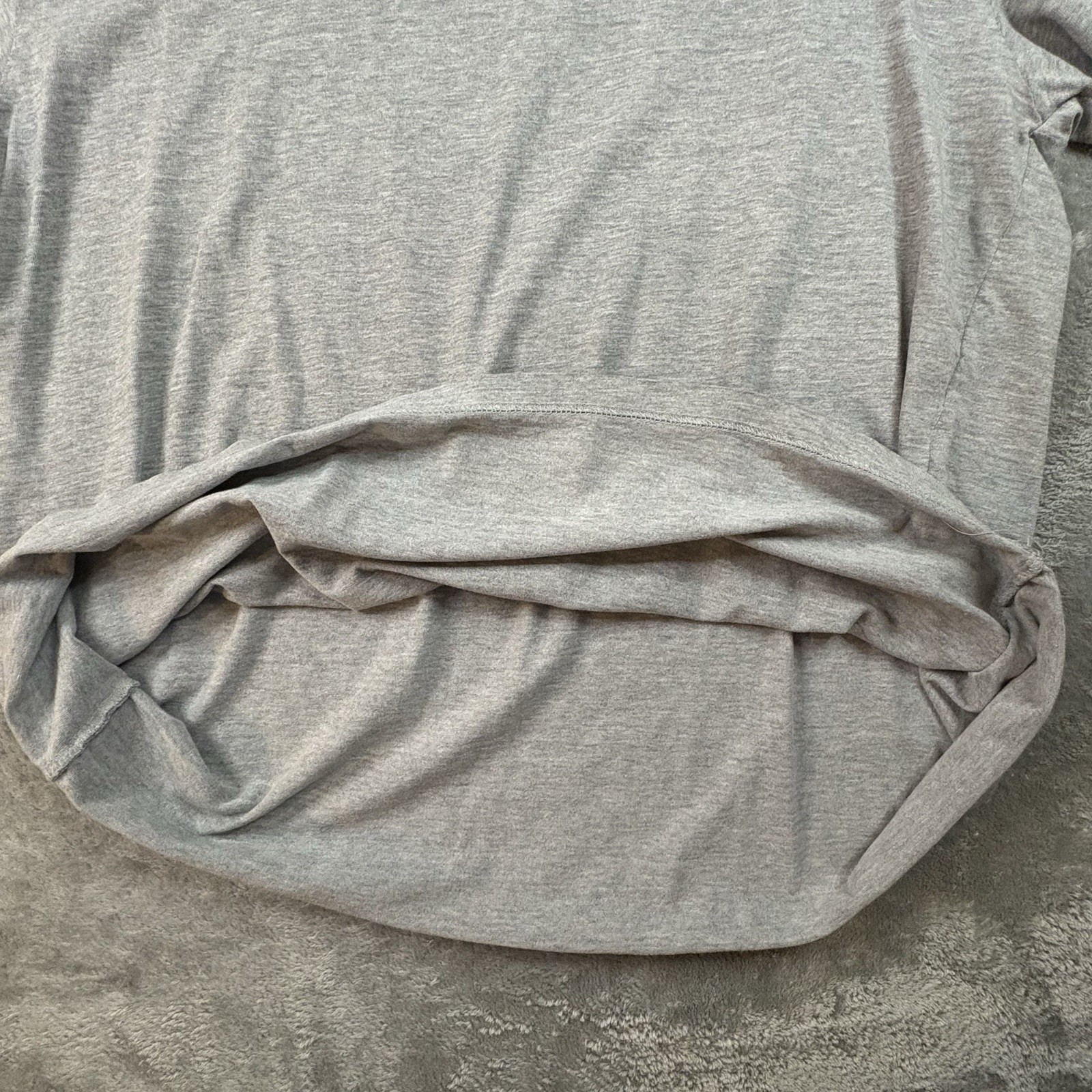 Finish Line Men’s 2XL Gray Cotton T Shirt SEE DESCRIPTION