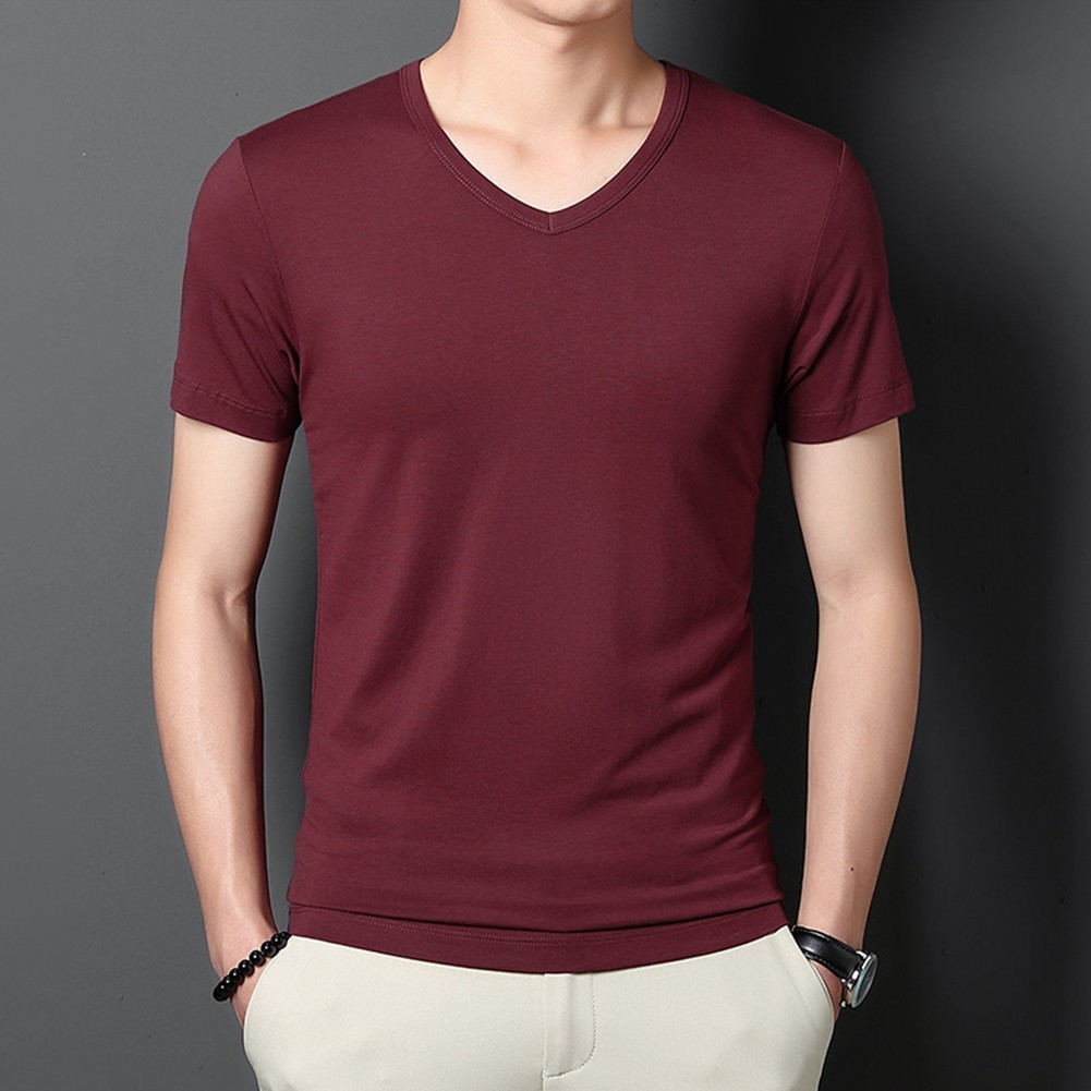 Black White Dark Gray Light Gray Wine Red Dark Blue Brown Green Men’s T Shirt