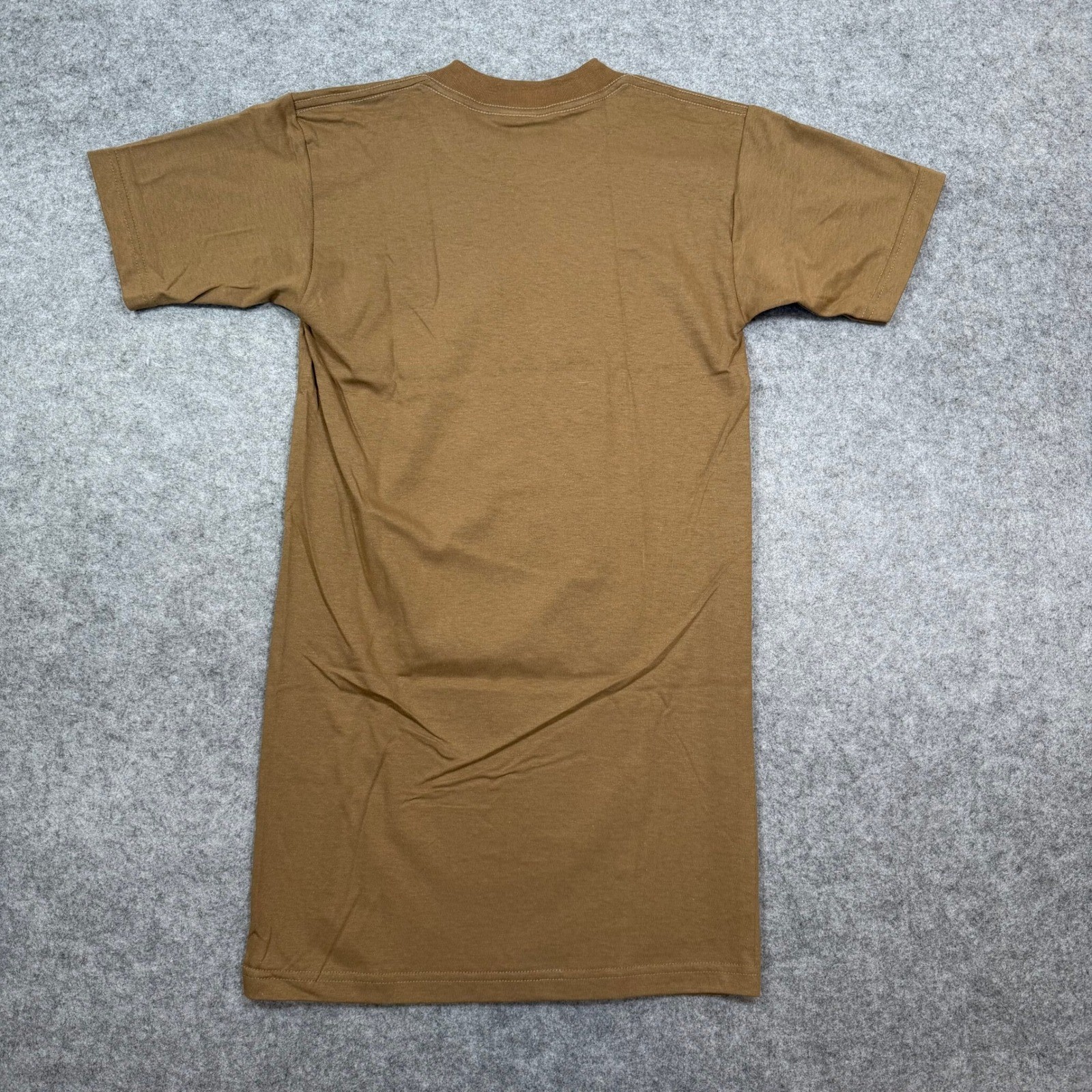 Lot of 3 US Military Coyote Brown T-Shirts XS Combed Arkansas Lighthouse NWOT