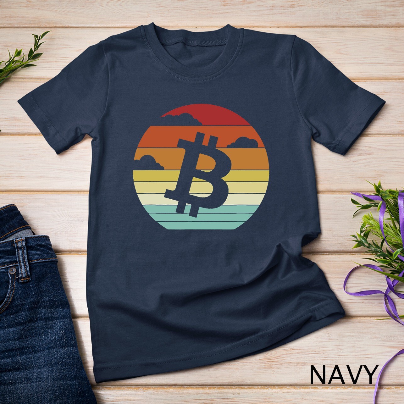 Crypto Cryptocurrency Blockchains Bitcoin T-Shirt Unisex T-shirt