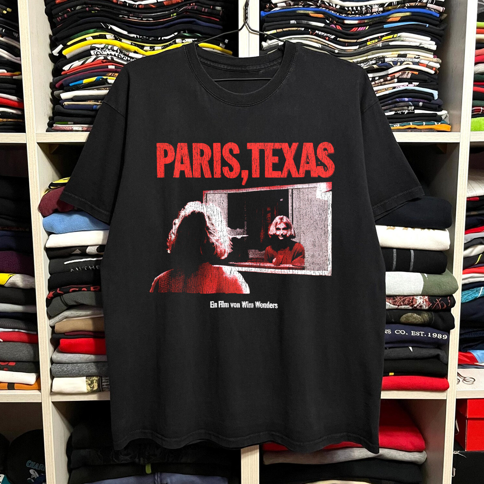 Paris Texas Washed T-Shirt Black L