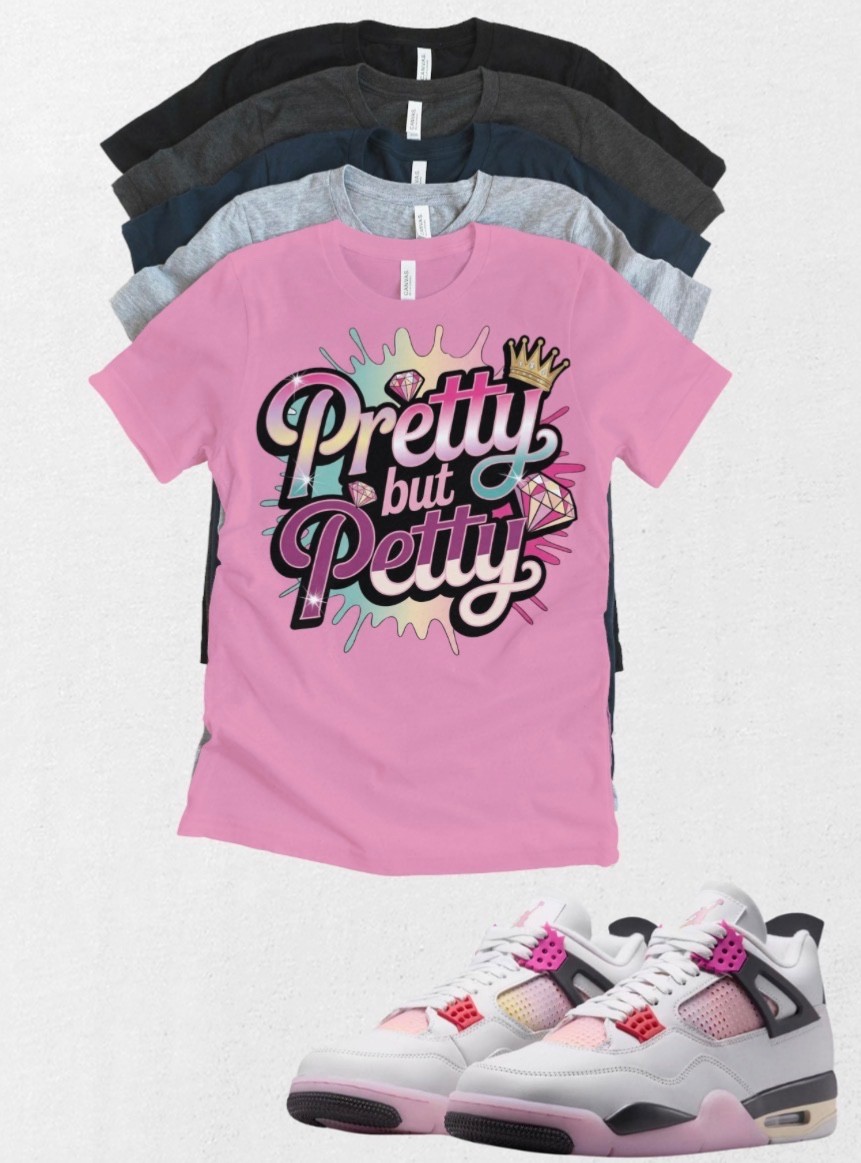 Shirt to match Jordan 4 Comic Pretty and Petty Tshirt Sneakerhead Match Tee