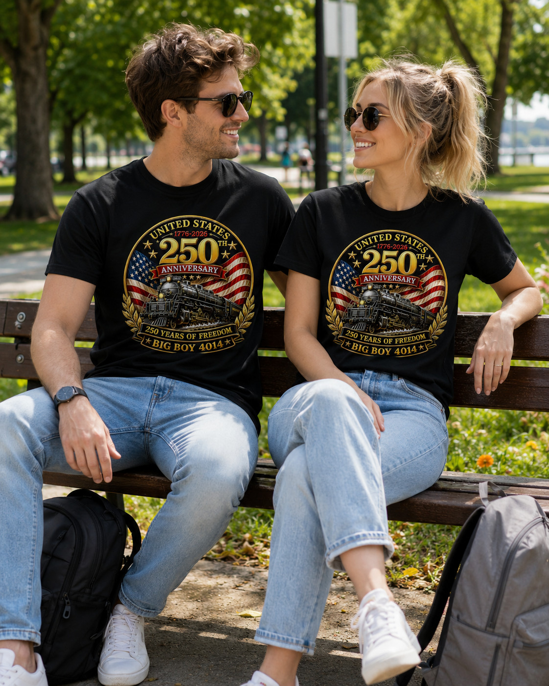 Big Boy 4014 Vintage 250 Steam Locomotive Railroad Train T-Shirt