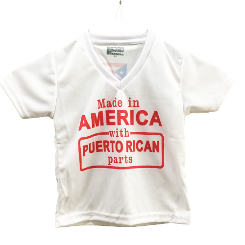 ADULT SIZES.. “Made in America with Puerto Rican Parts”, Dry Fit like Material.