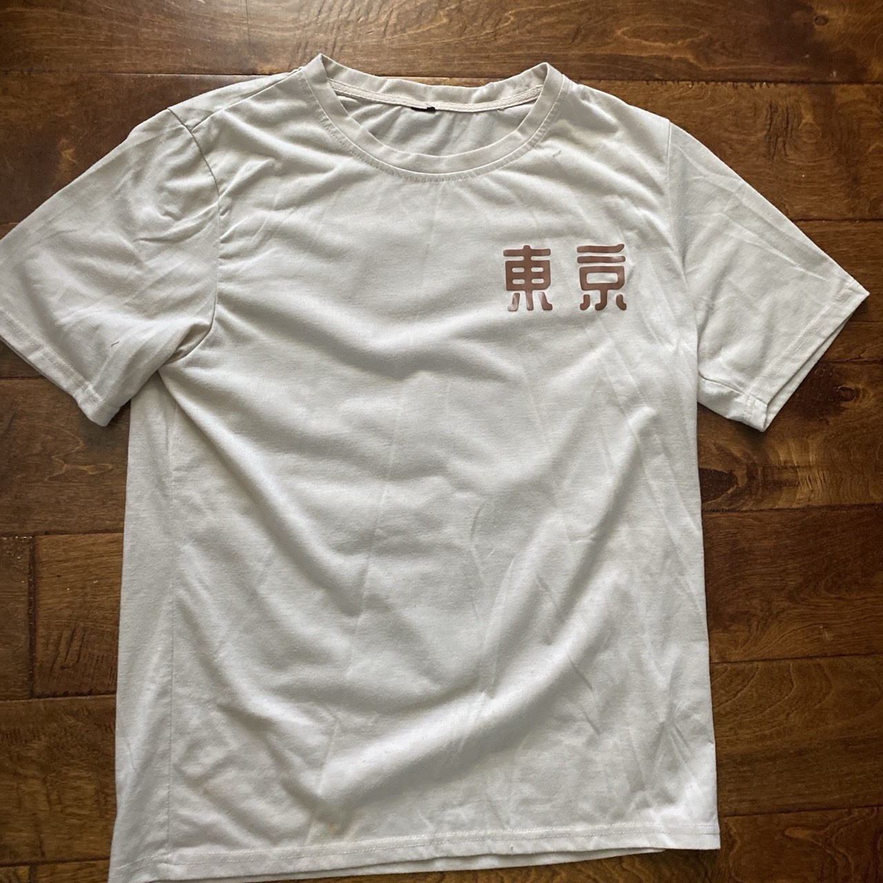 Men’s White Tokyo Flower Festival Graphic Crew Neck Short Sleeve T-Shirt M