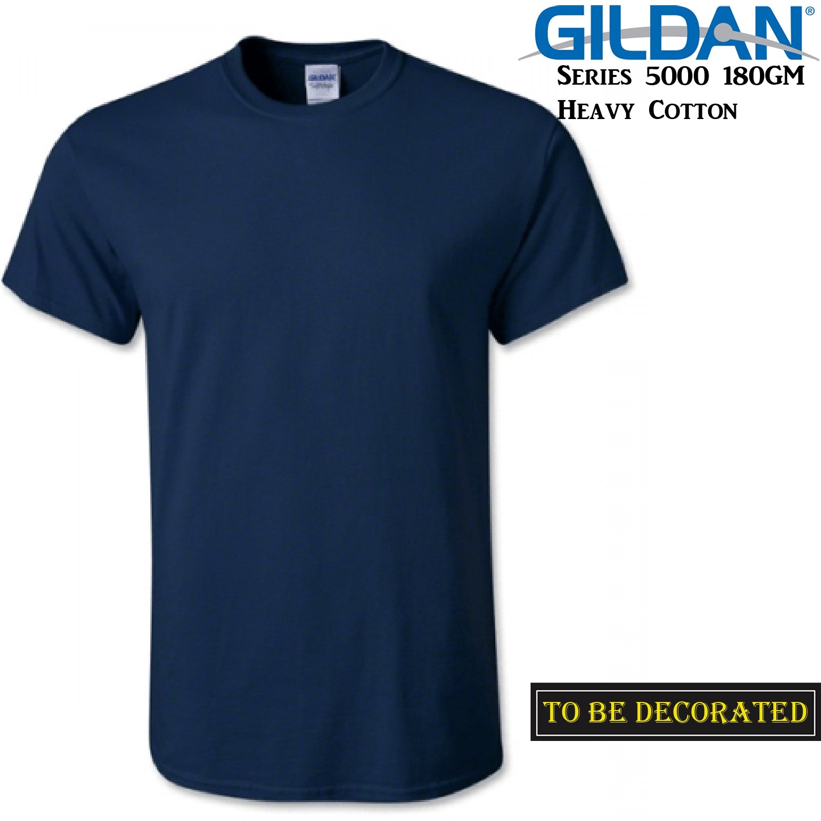 AU Gildan T-SHIRT Navy Blue Basic tee S M L XL XXL 3XL 4XL 5XL Men’s Heavy