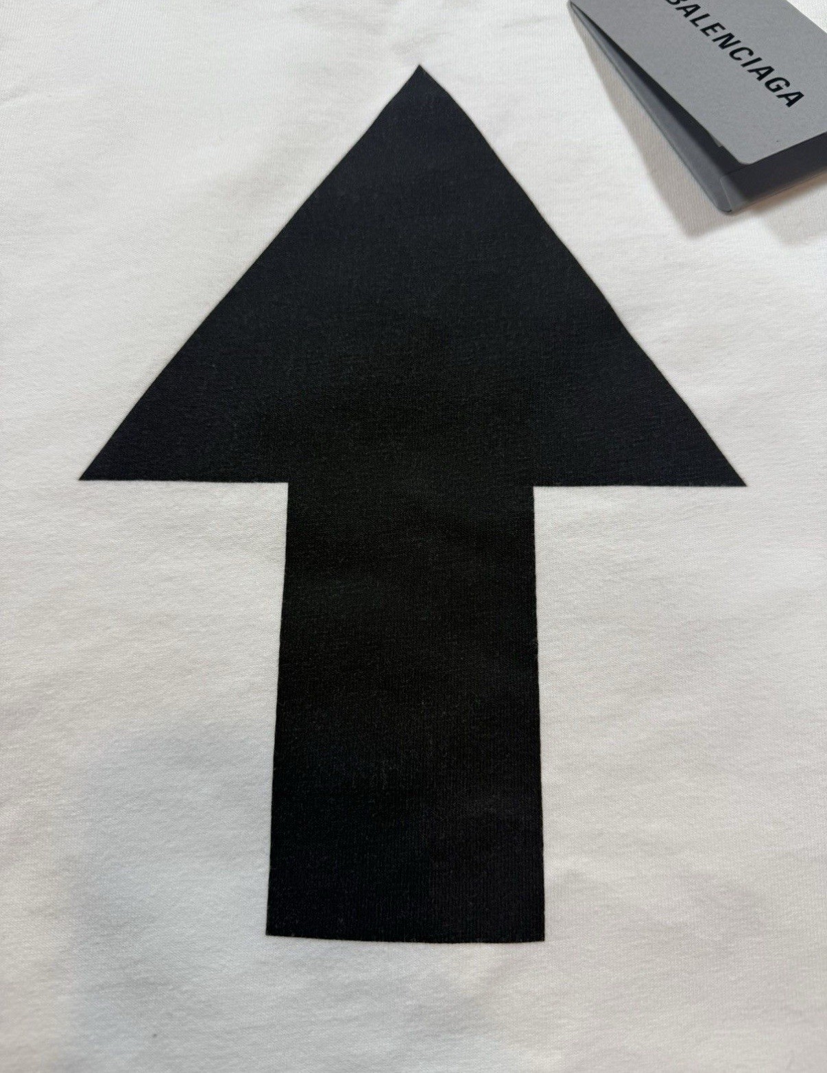 Balenciaga Oversized Arrow No Wifi Logo Print S/S $650 T-Shirt *New With Tags*