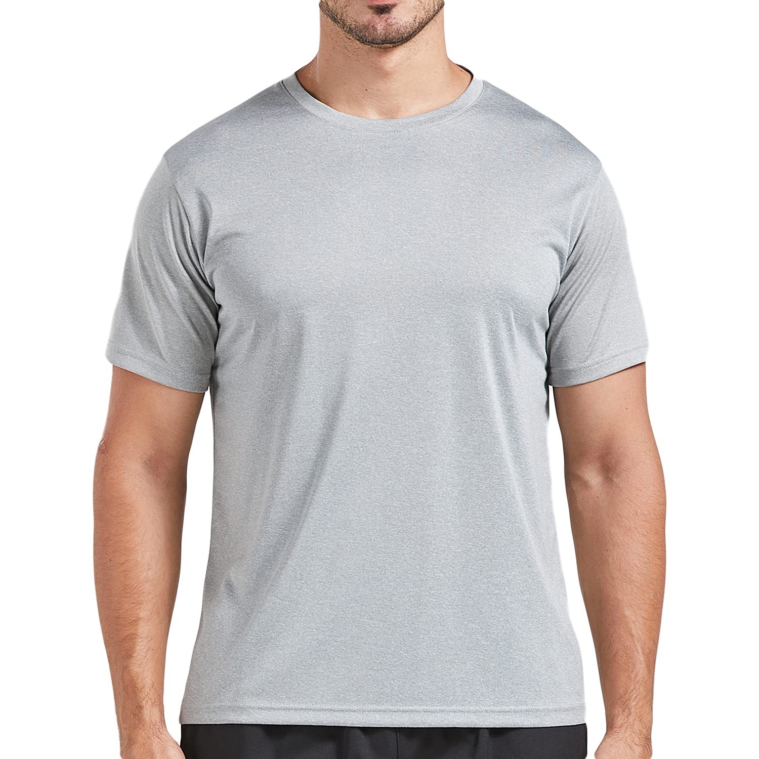 5 Pack Men’S Dry Fit T Shirts Athletic Running Gym Workout Short Sleeve Tee Shir