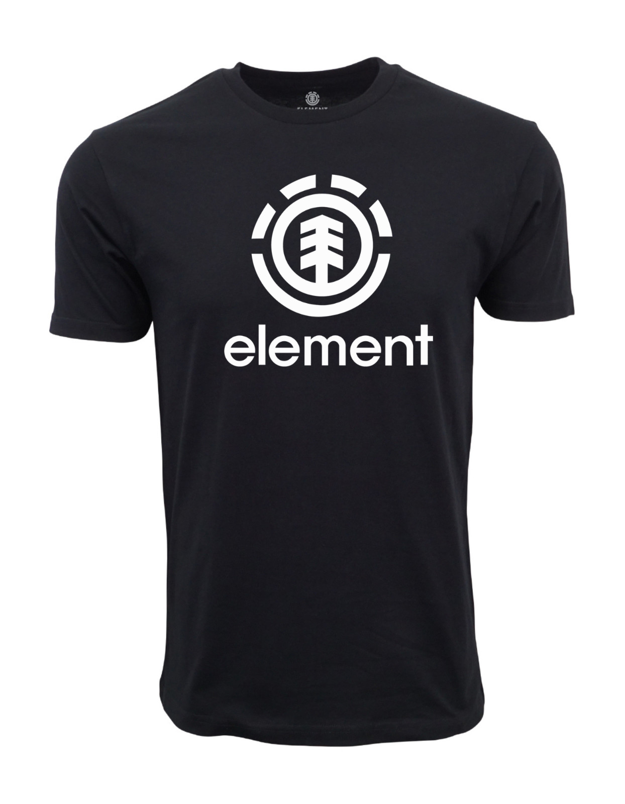 ELEMENT SKATE CO MENS FRONT LOGO T SHIRT BLACK