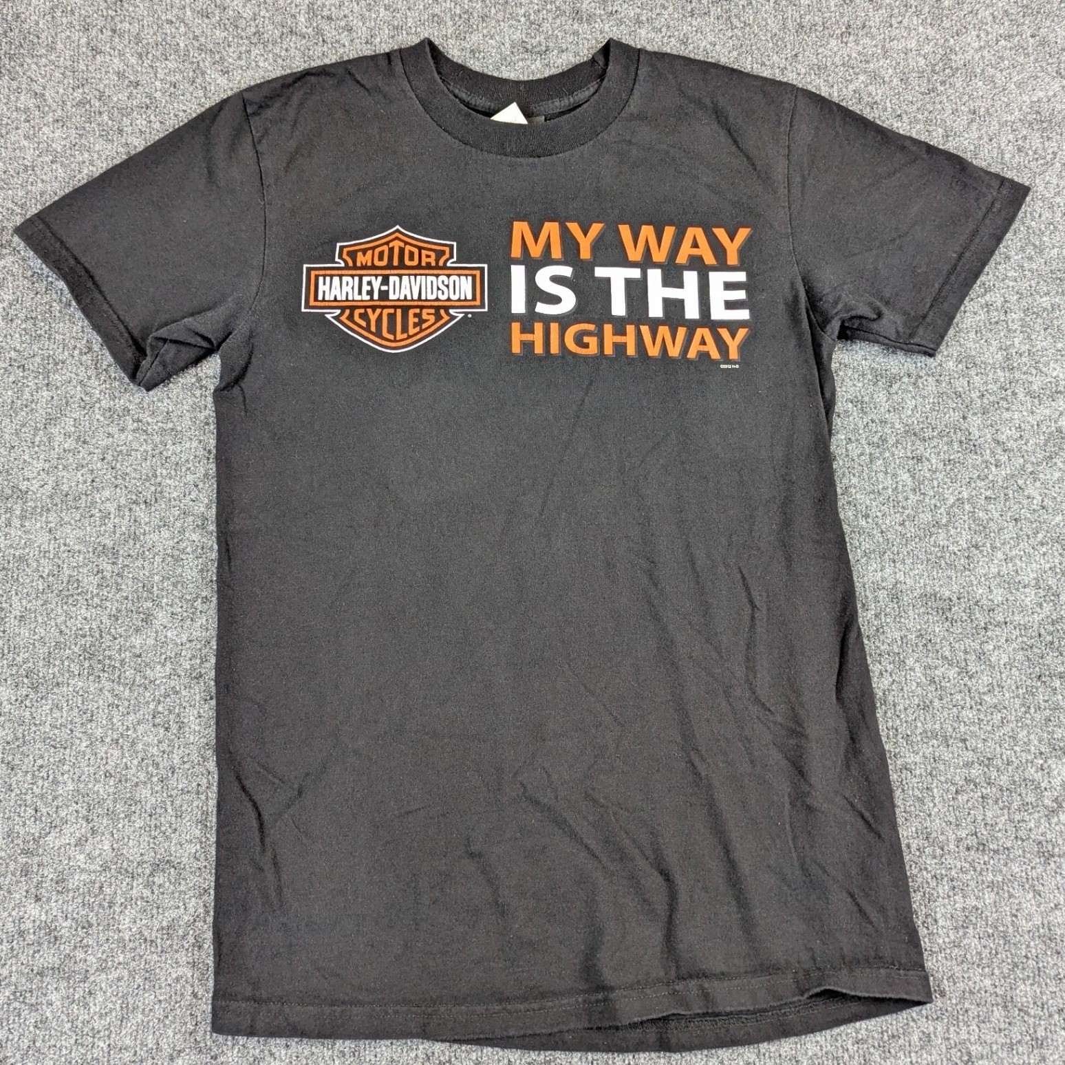 Harley-Davidson Wausau WI My Way Is The Highway Biker Graphic T-Shirt Mens M
