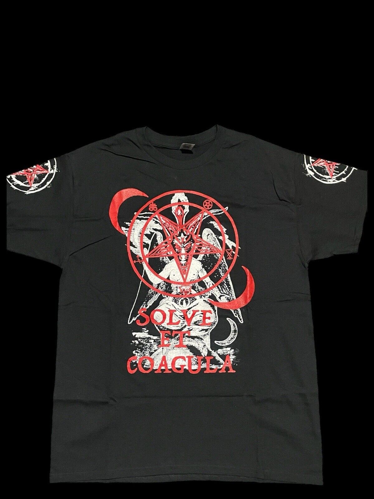 Baphomet Sigil Solve Et Coagula T Shirt S to 2XL Sizes Witches baptism devil